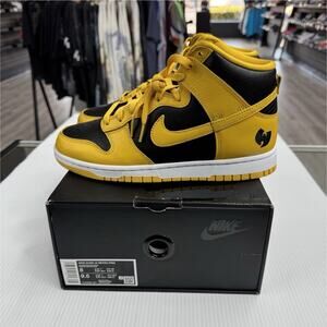 Size 8 - Nike Wu-Tang Clan x Dunk Hi Retro PRM Black/Yellow HJ4320-001 2024